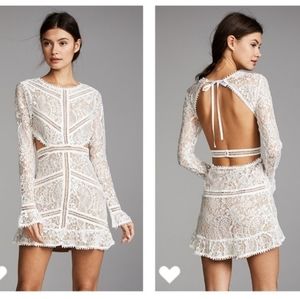 NWT For Love & Lemons Emerie Cutout Dress
